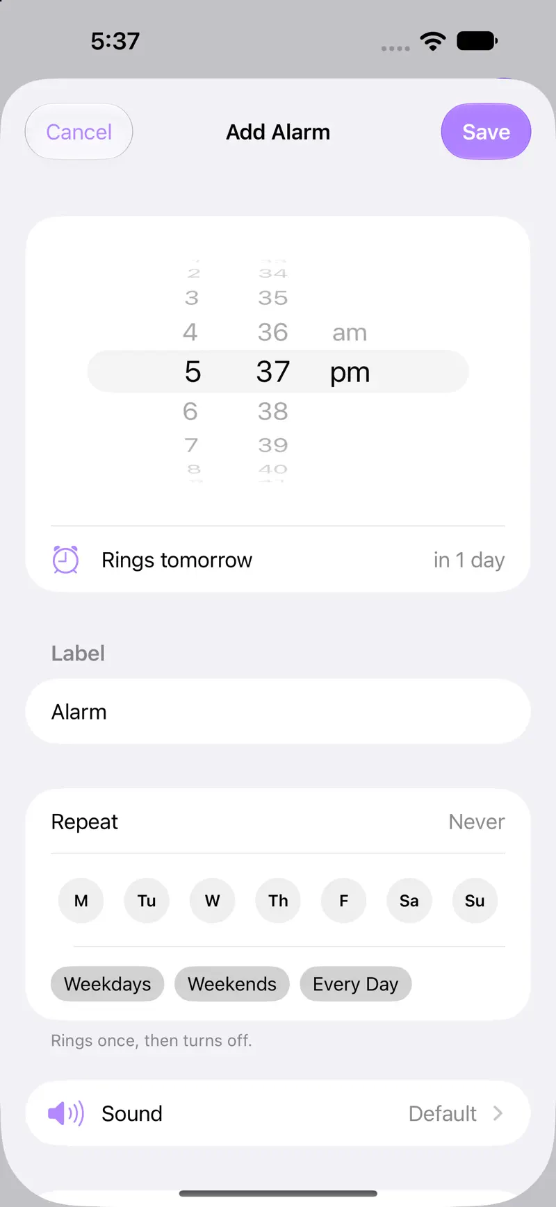 Alarma screenshot 5