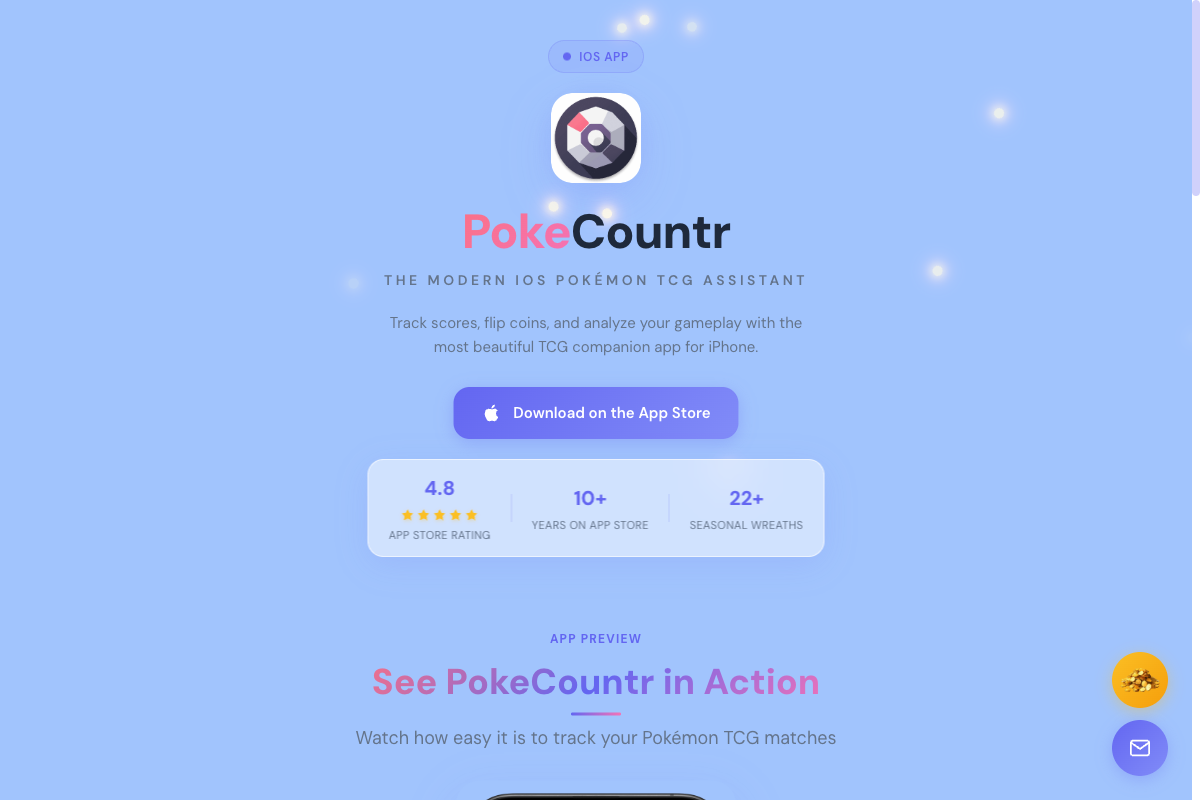 PokeCountr website screenshot